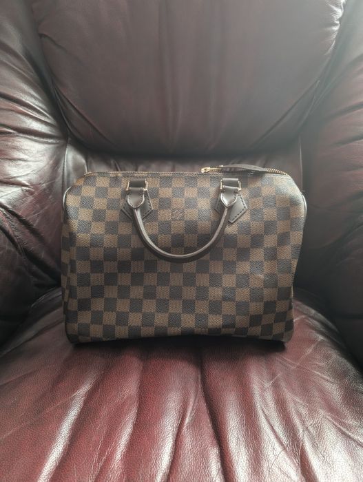 LV Louis Vuitton Speedy Damier Ebene