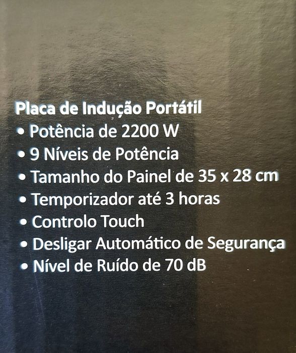Placa de Indução Portátil NOVA