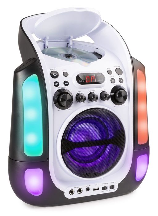 Zestaw do karaoke dla Dzieci Odtwarzacz CD USB Bluetooth + Mikrofony 2sztuki