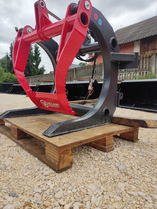 Chwytak do kłód drewna nowy Ściskacz krab Volant solidny DOSTAWA