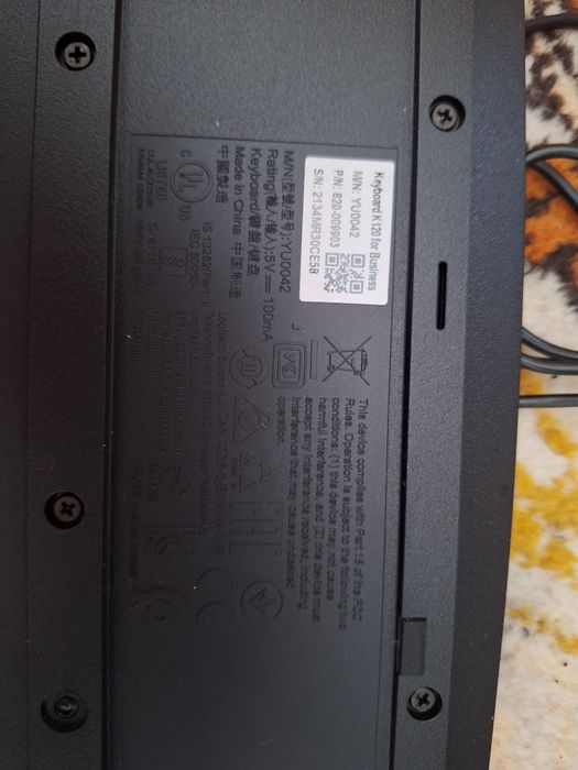 Клавіатура Logitech keyboard K120 for Business