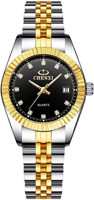 Zegarek damski Złoto Srebro Stal nierdzewna Wodoodporny