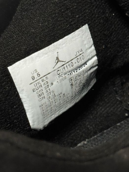 Jordan 4 Retro Black Cat / All Black Rozmiar 43