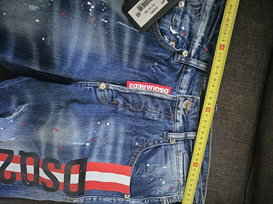 Dsquared męskie spodenki jeansowe s m