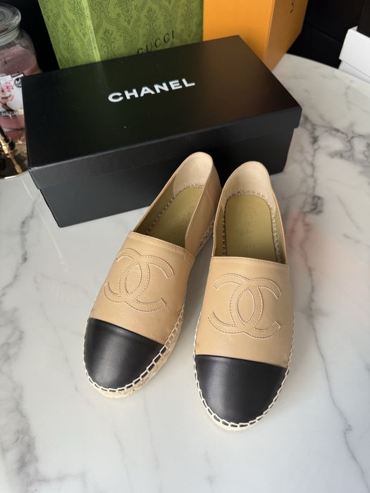 Espadryle Chanel Natural Leather