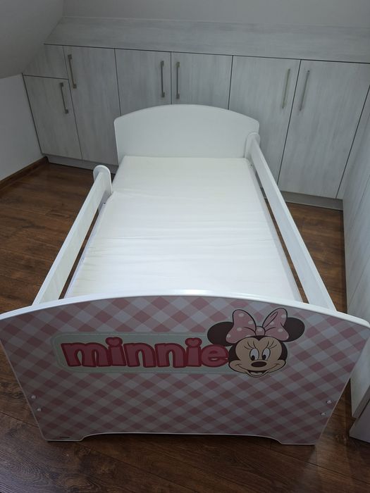 Łóżko 160x80 dla dziewczynki minnie