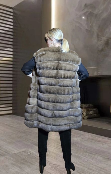 Бренд соболь тор тора жилет шуба не норка норкова Італія  96 см