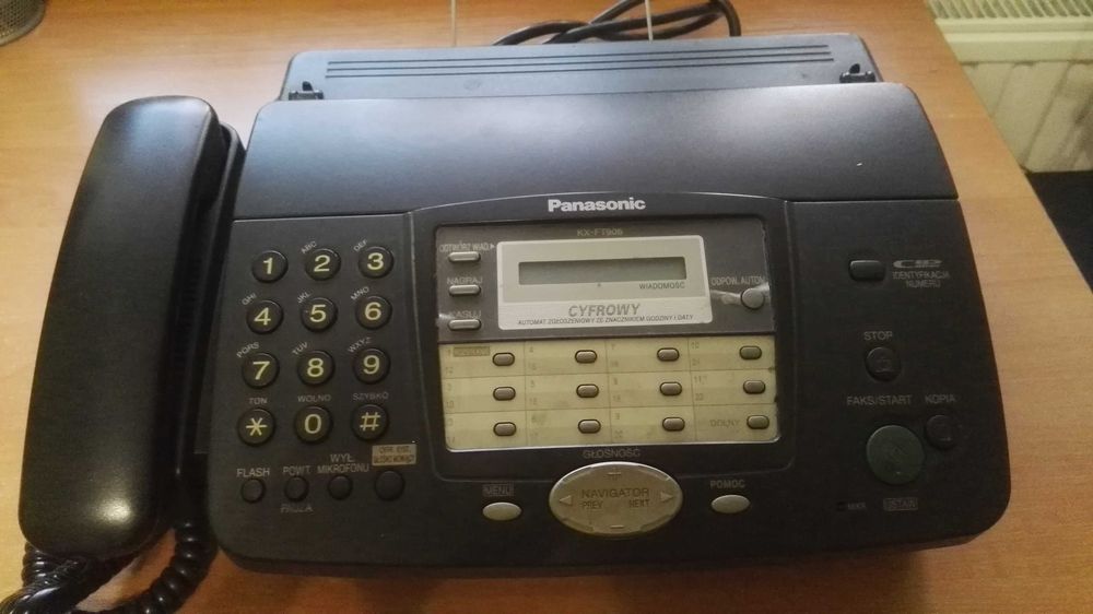 Telefax Panasonic oraz rolki