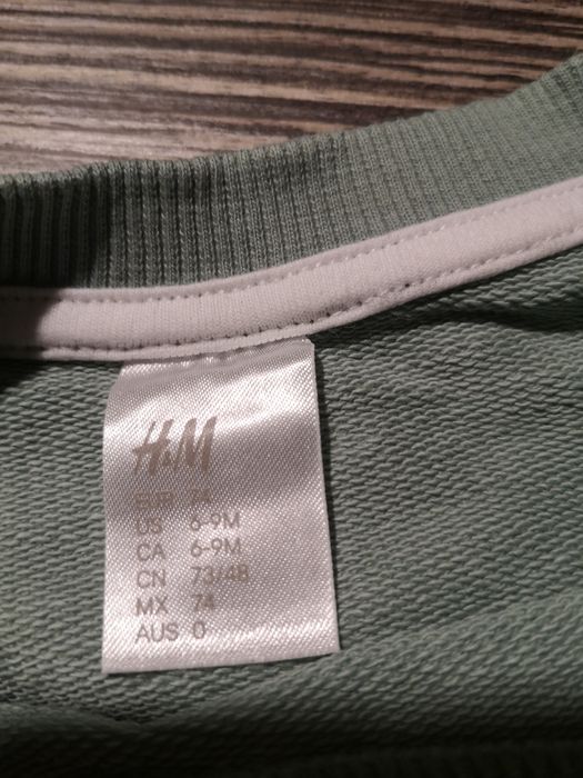 Zestaw  3 bluzy  H&M rozmiar 74