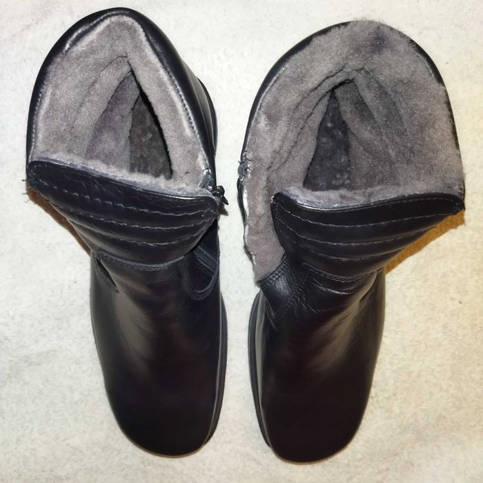 Польские кожаные мужские ботинки на меху. 48 размер. Новые. Arco