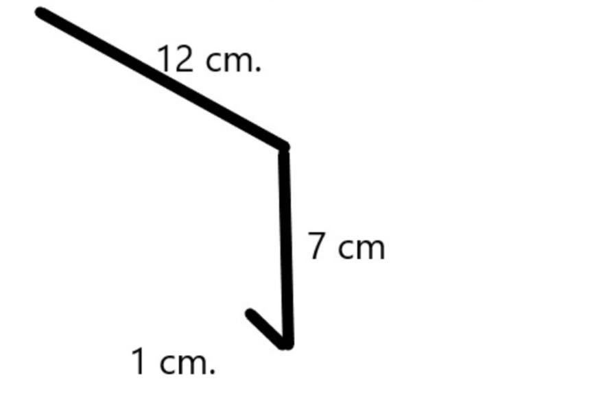 Obróbka pasa nadrynnowego standard dł. 125cm. ANTRACYT MAT 7016