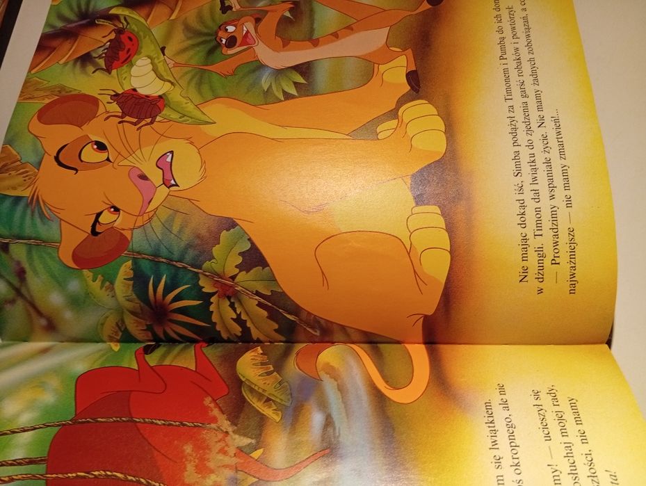 Król Lew książka Disney z 1994 roku
