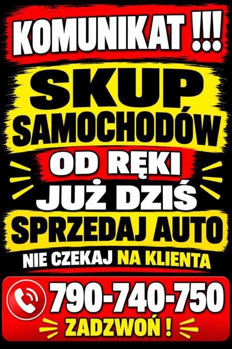 SKUP AUT ZA GOTOWKE. Kazda marka. Skup samochodów. Auto skup. Kupimy od reki twoje auto. Darmowy dojazd praz wycena