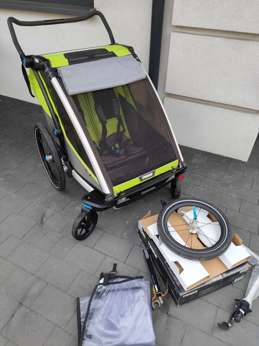 Przyczepka rowerowa Thule Cab  2 riksza amortyzacja