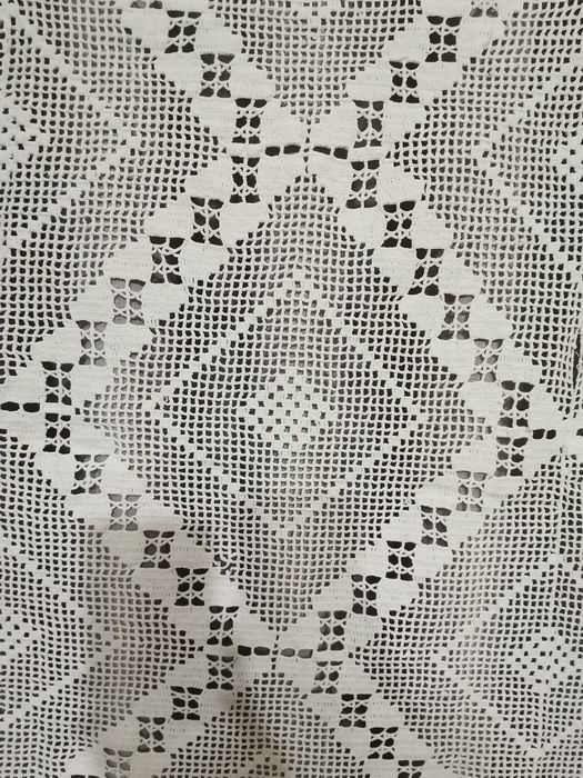 Manta toalha em croché