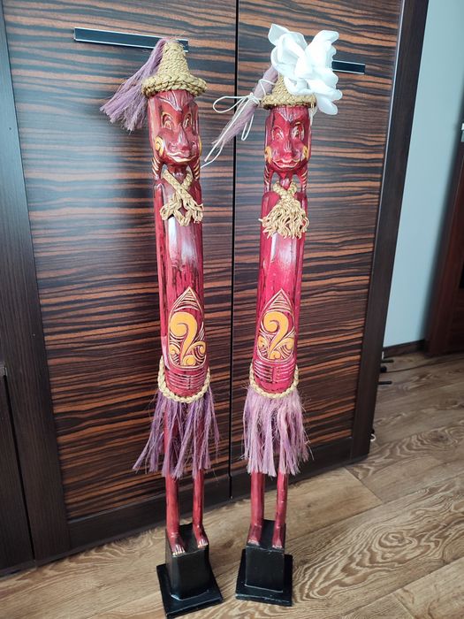 Статуэтки.Папуасы.Декор для дома.Индонезия