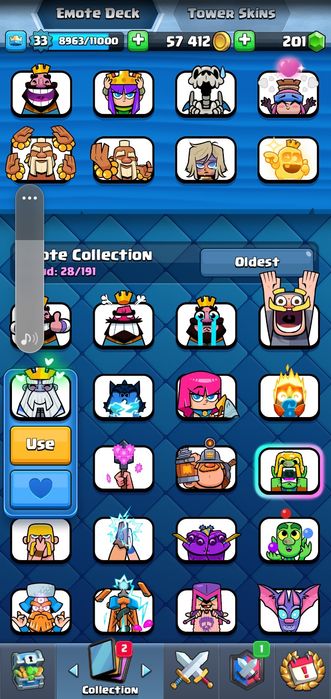 Продам акаун у клеш рояль