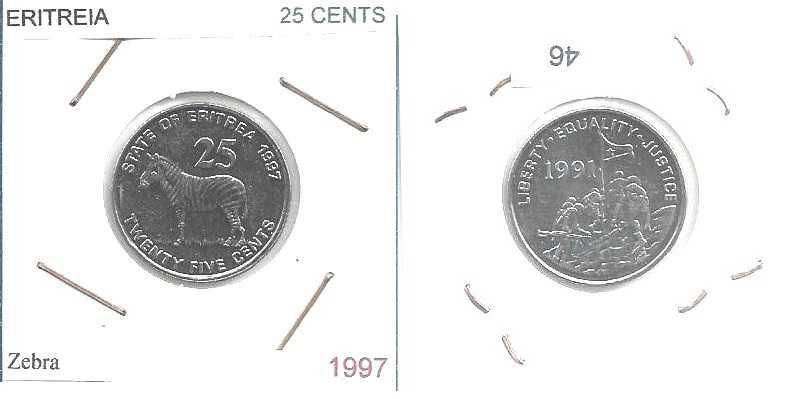 Eritreia - - - - - Moedas