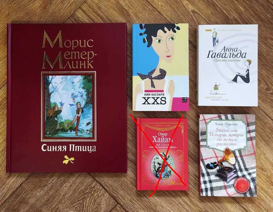 Комплект книг Морис Метерлинк Ким Каспари Анна Гавальда Просто Вместе Тони Парсонс