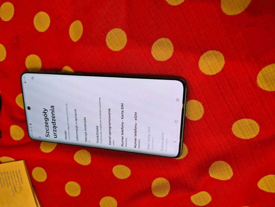 NOWY Motorola Edge 60 Fusion 8/256GB 5G LTE NFC Dual-sim Gwarancja2027