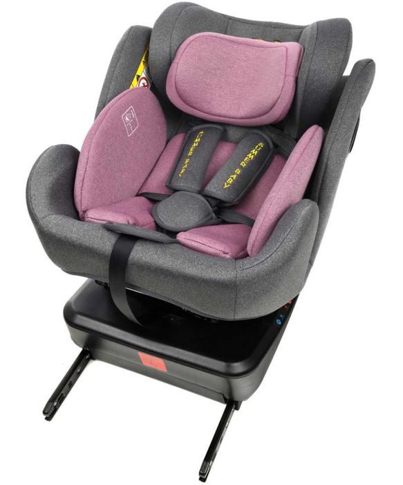 Fotelik Samochodowy COMO 40-150CM Obrotowy 360° ISOFIX z Nogą i-Size
