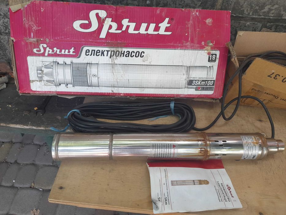 Електронасос вихровий свердловинний Sprut