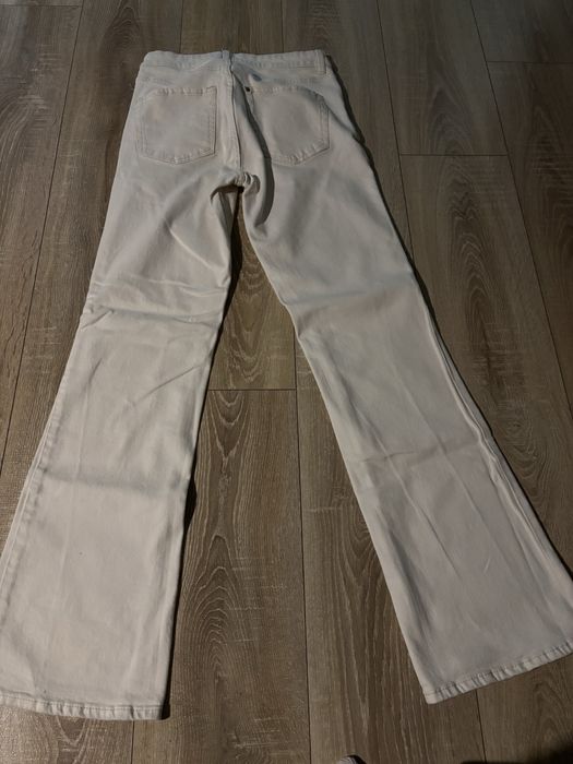 Spodnie bootcut wysoki stan M