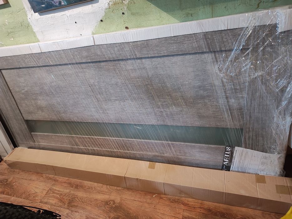 Drzwi przesuwne kolor beton