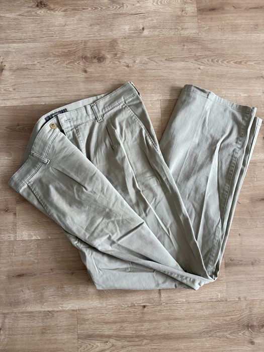 Nowe męskie letnie jasne spodnie pioneer