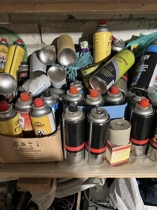 Цанговые балоны пустые