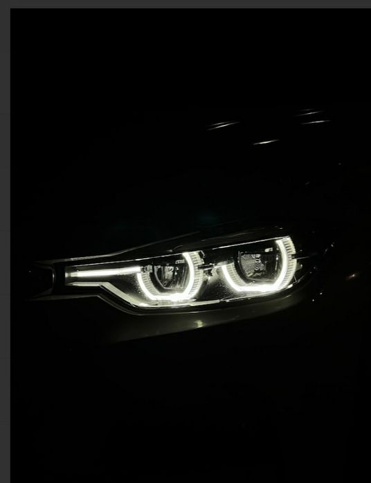 Передні фари BMW 3 Серії F30/F31 LED Жовті / Фары оптика ЛЕД Желтые