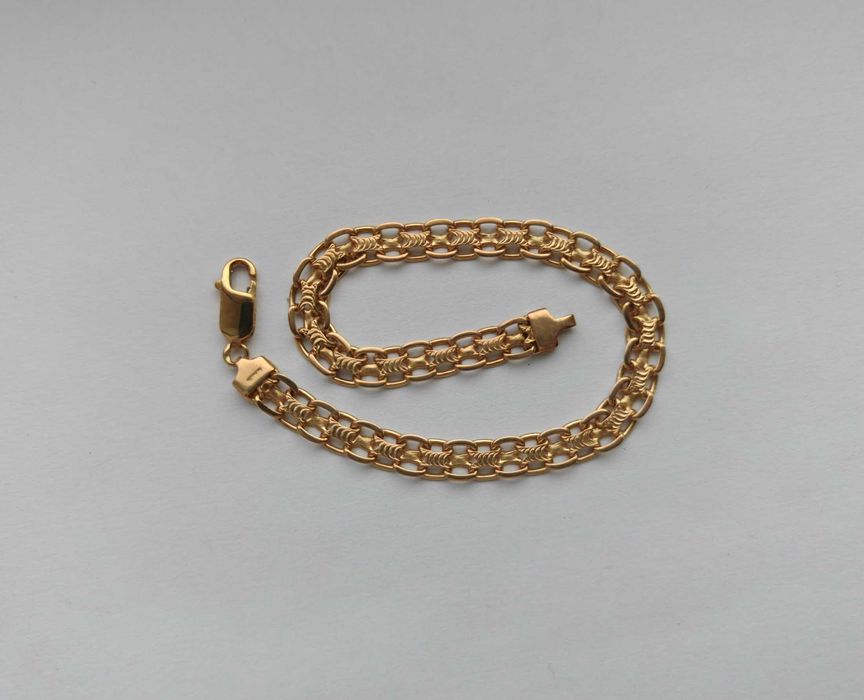 Золотий браслет 750 пр 13.47 гр 21.5 см