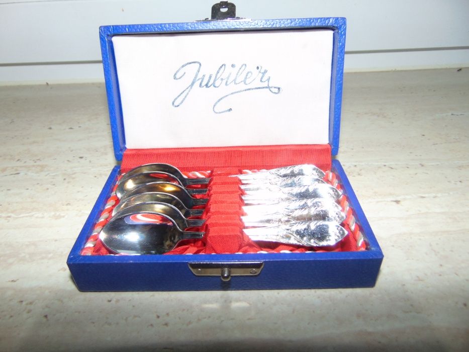 Jubiler łyżeczki plater posrebrzane 1970