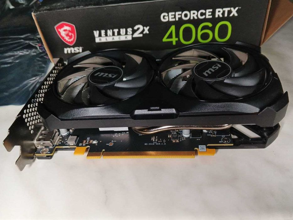 MSI GeForce RTX 4060 Ventus 2X Black 8GB OC | Гарантія Rozetka