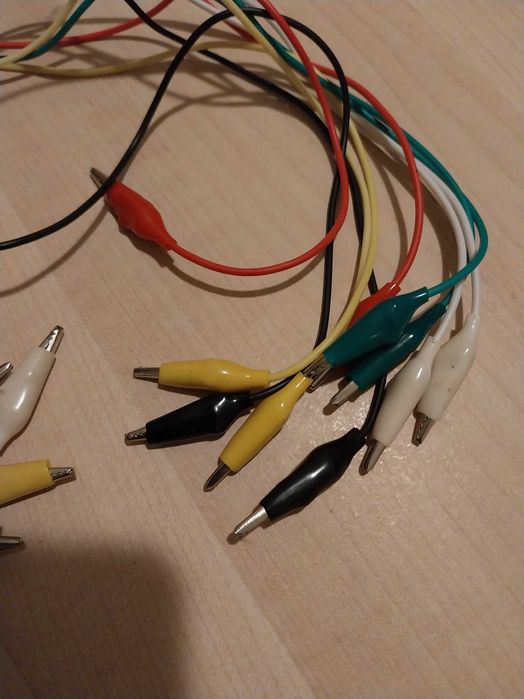 Conjunto Cabos Eléctricos com Corcodilos