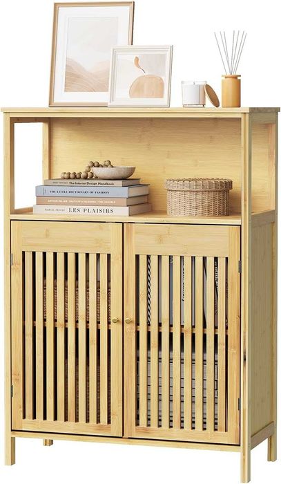 Nowa szafka łazienkowa /szafa bambusowa /komoda / półka / regał !K292!