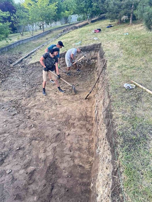 Земельные земляные работы траншея фундамент подвалы