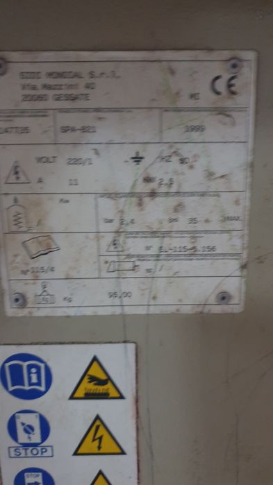 Prensa de passar a ferro industrial