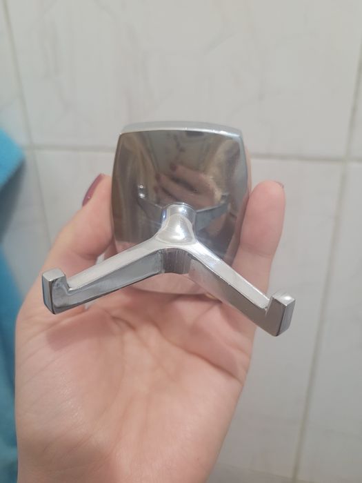 Zestaw 3 wieszaków łazienkowych