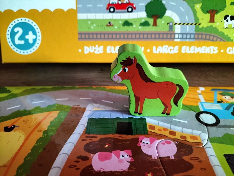 Puzzle Gigantic Trefl baby Na wsi