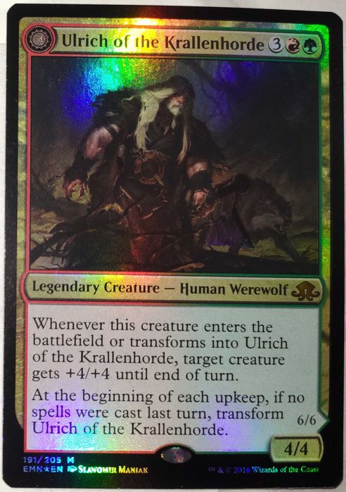Magic TG - Ulrich of the Krallenhorde - Foil - Eldritch Moon - NM