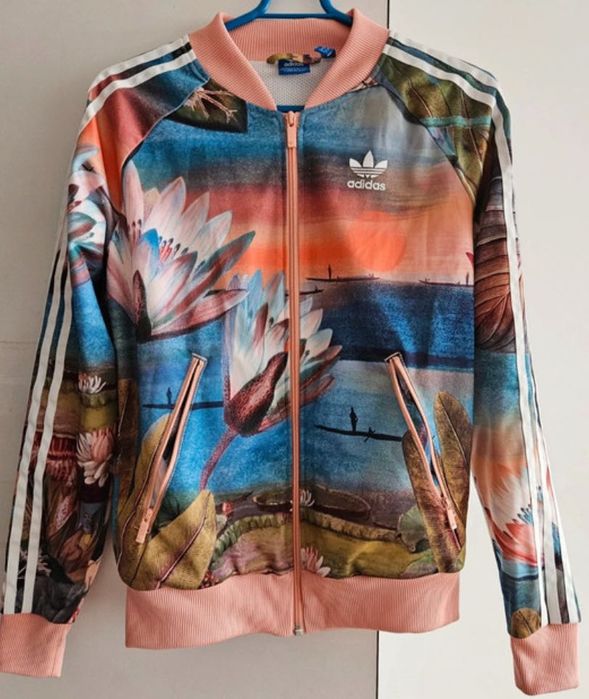 Kurtka Bluza damska adidas FARM x CURSO DAGUA S19334, 32 34