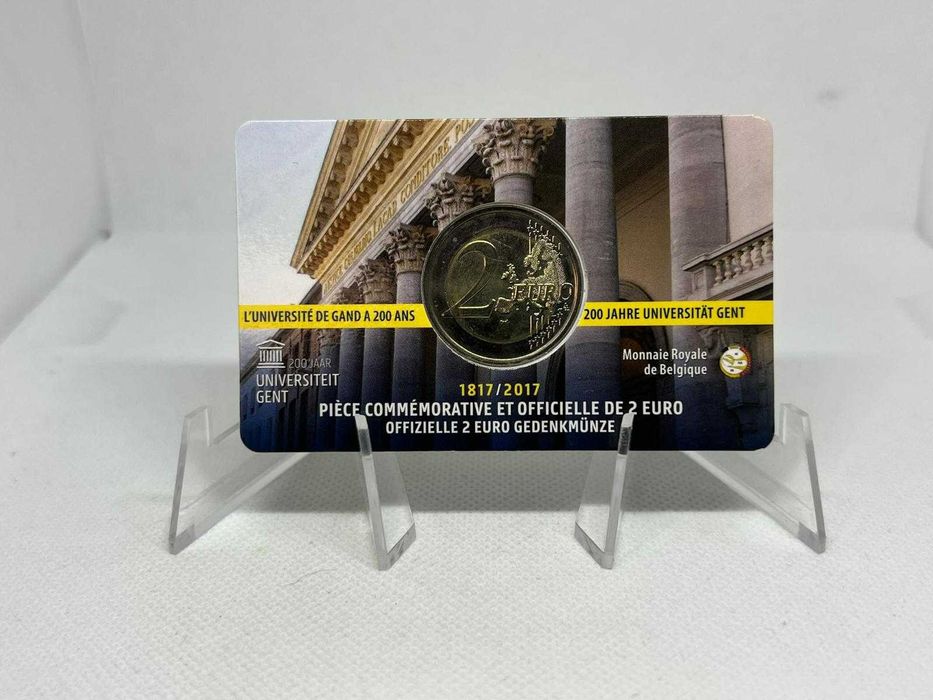 Bélgica 2017 - Coin Card 2€ Bicentenário da Fundação da Universidade de Gent