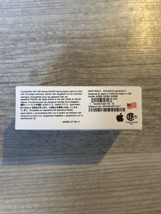 Apple Airpods 3, Używane jak nowe