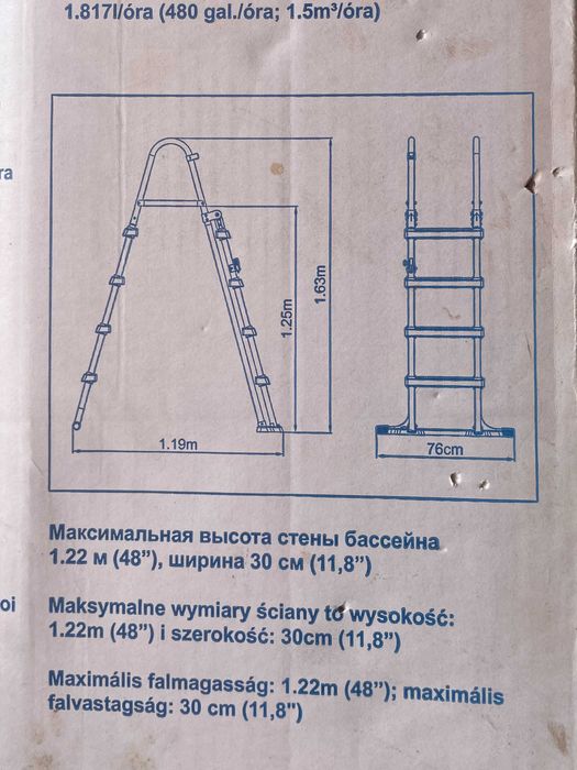 Piscina Bestway Power-steel 412x201x122 cm
