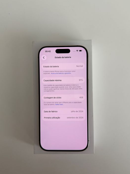 iPhone 16 Pro 128GB – Titânio Deserto