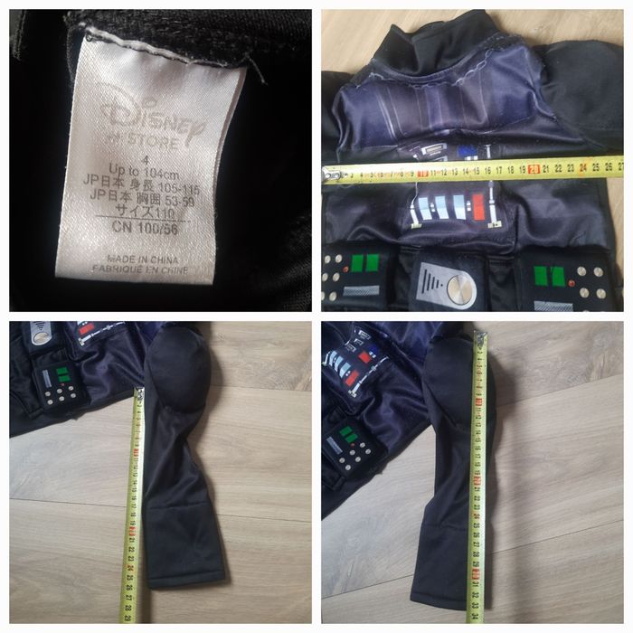 Lord Vader Gwiezdne Wojny strój przebranie kostium kombinezon 104