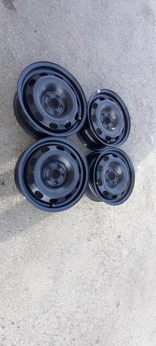 Комплект металічних дисків 5х100R15 VW, SKODA