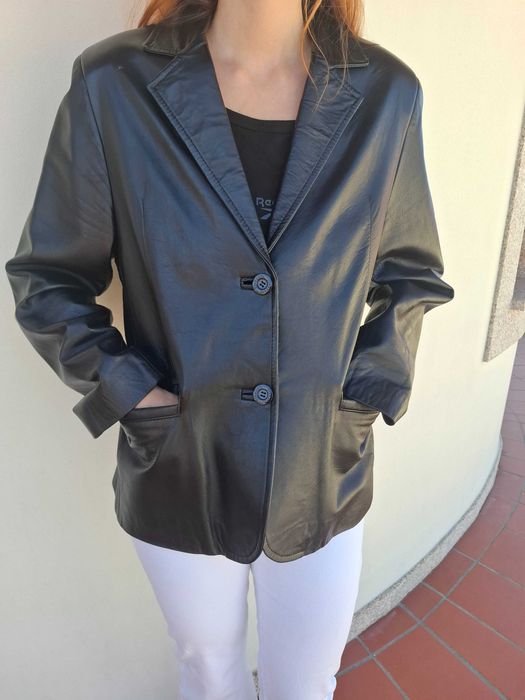 Blazer pele senhora