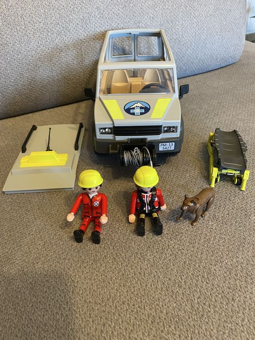 Playmobile samochód patrol górski plus straż pożarna